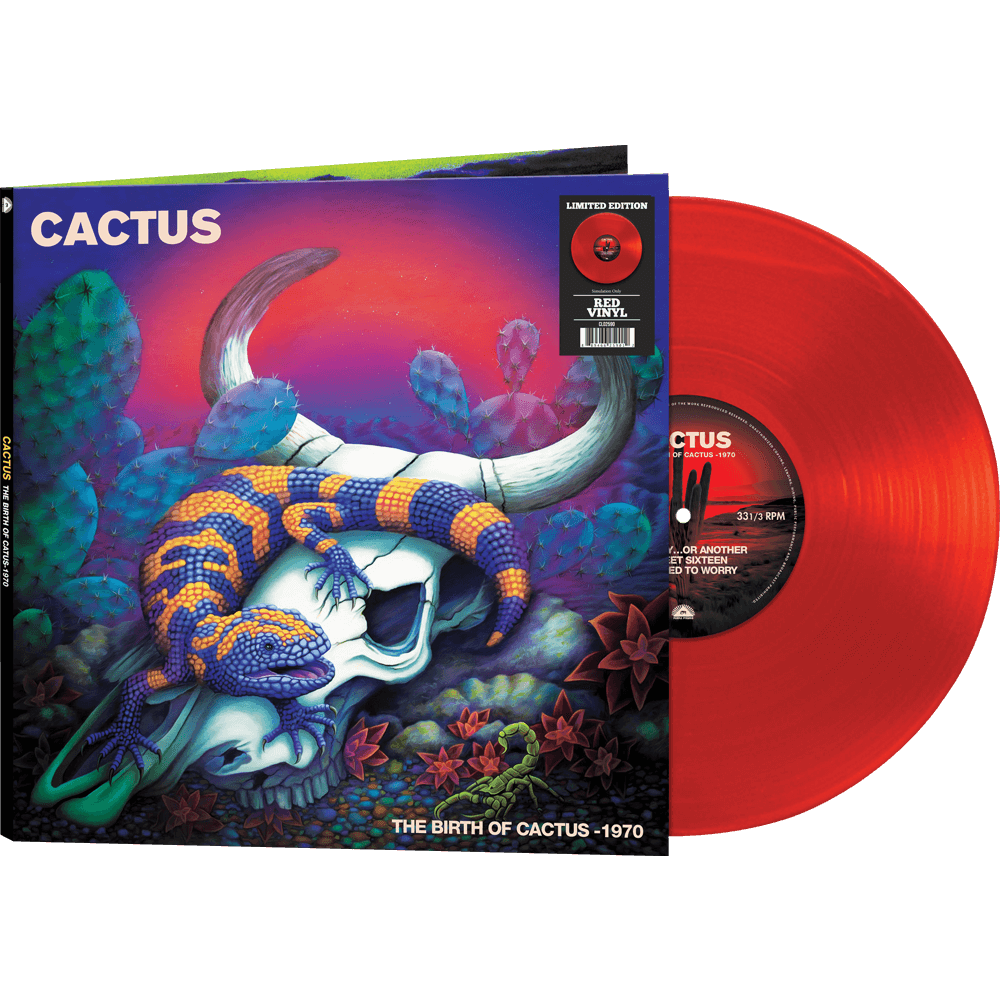 Cactus - The Birth of Cactus - 1970 (Limited Edition Red Vinyl) - Cleopatra Records