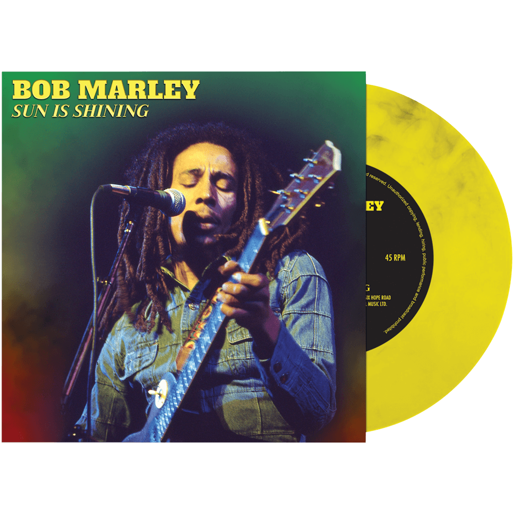 Bob Marley - Sun is Shining (7" Yellow Marble Vinyl) - Cleopatra Records