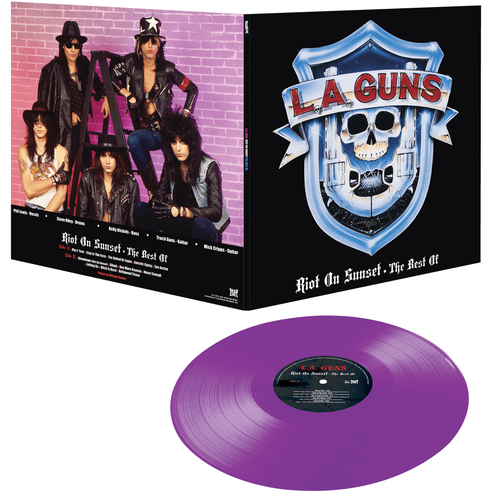 L.A. Guns - Riot On Sunset - The Best Of (Limited Edition Colored Vinyl) - Cleopatra Records