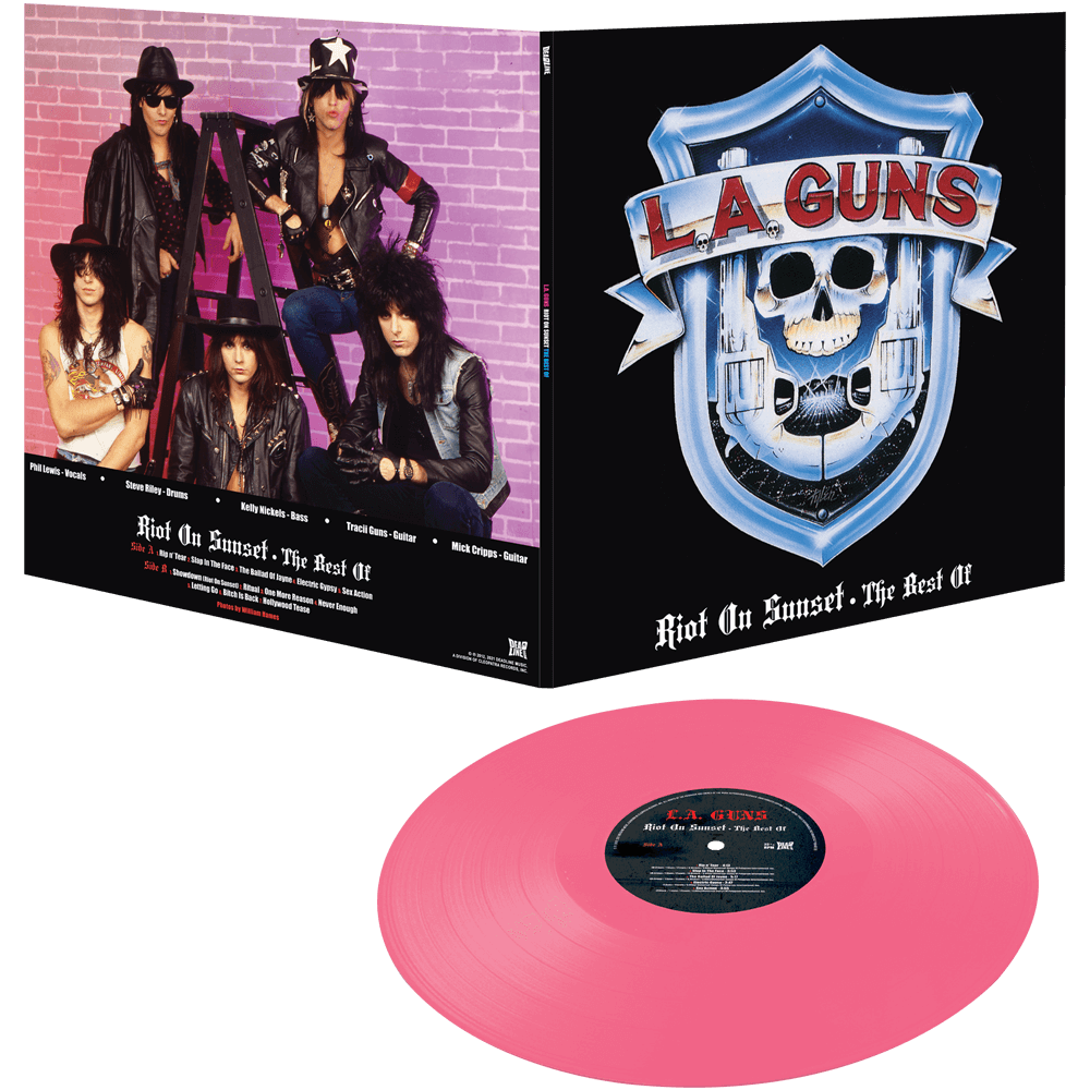 L.A. Guns - Riot On Sunset - The Best Of (Limited Edition Colored Vinyl) - Cleopatra Records