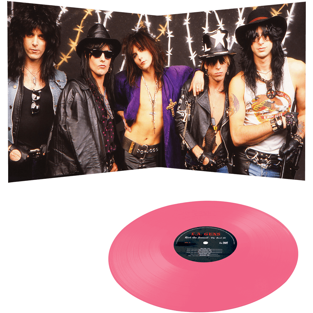 L.A. Guns - Riot On Sunset - The Best Of (Limited Edition Colored Vinyl) - Cleopatra Records