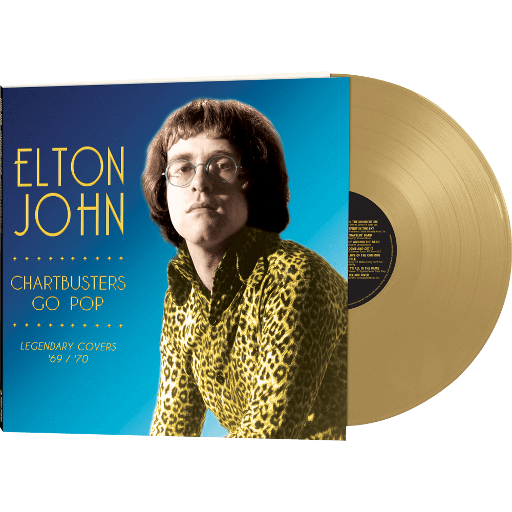 Elton John - Chartbusters Go Pop - Legendary Covers '69 - '70 (Gold Vinyl) - Cleopatra Records