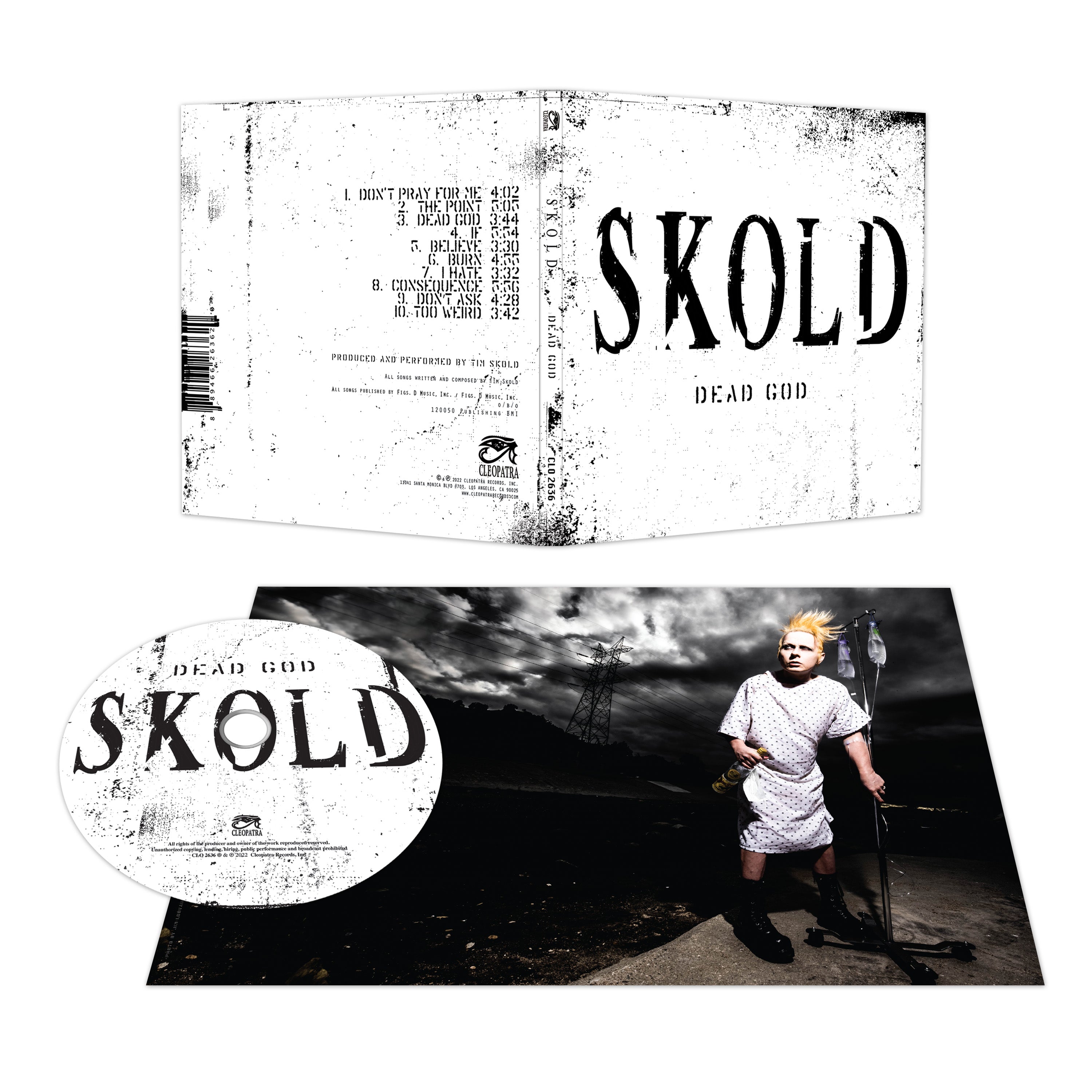 Skold - Dead God (CD Digipak) - Cleopatra Records