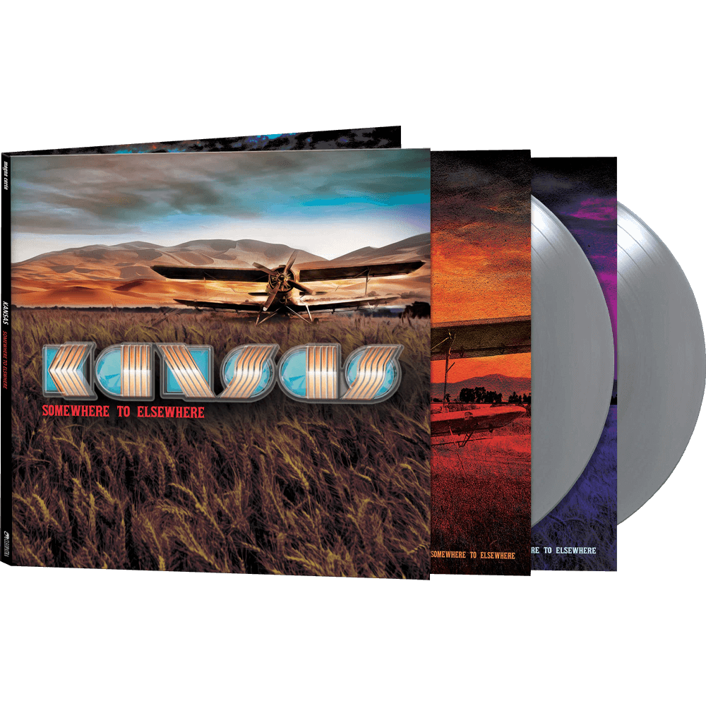 Kansas - Somewhere to Elsewhere (Limited Edition Silver Double Vinyl) - Cleopatra Records