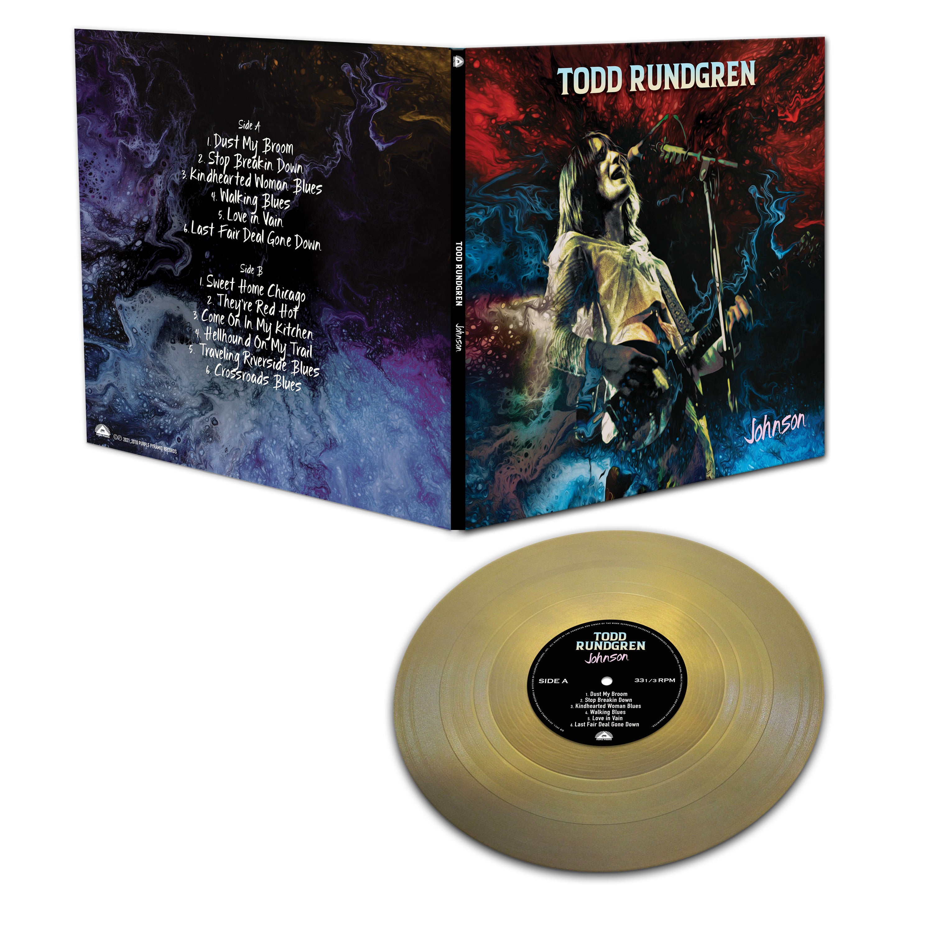 Todd Rudgren Lp Todd Rundgren - Johnson (Limited Edition Gold Vinyl)