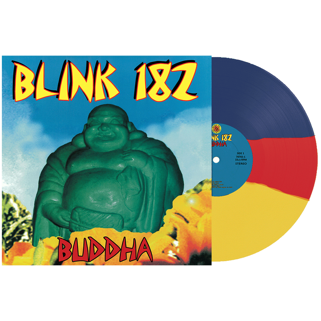 Blink 182 - Buddha (Limited Edition Blue-Red-Yellow Stripe Vinyl