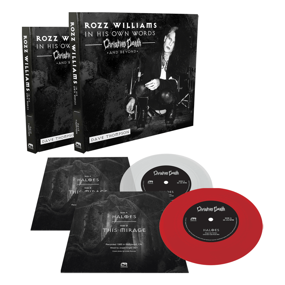 Rozz Williams - In His Own Words - Christian Death & Beyond (Book + 7" Colored Vinyl)