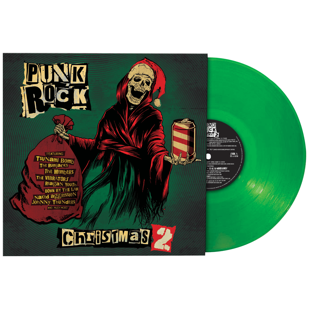 Punk Rock Christmas 2 (Limited Edition Green Vinyl) - Cleopatra Records