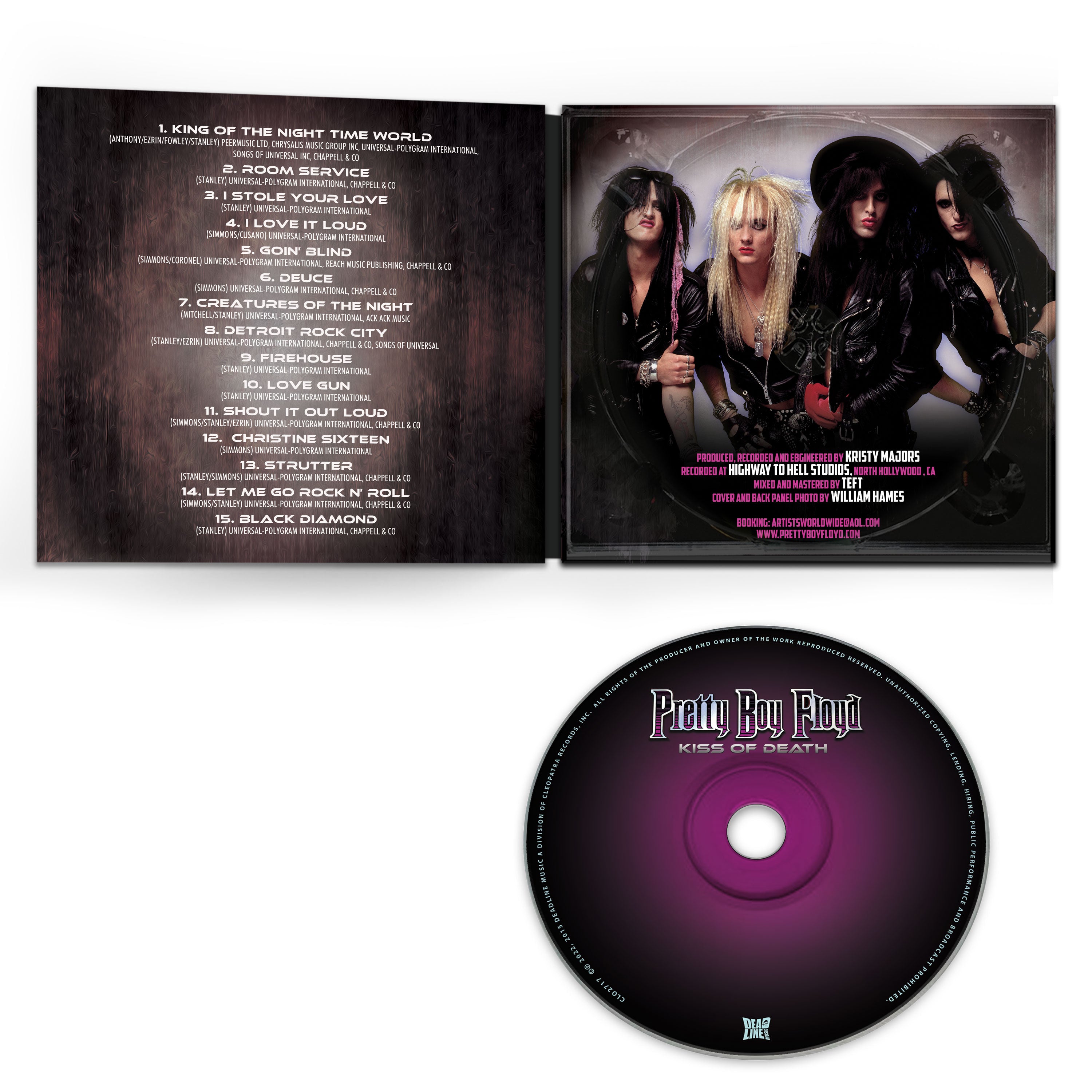 Pretty Boy Floyd - Kiss of Death (CD Digipak) - Cleopatra Records