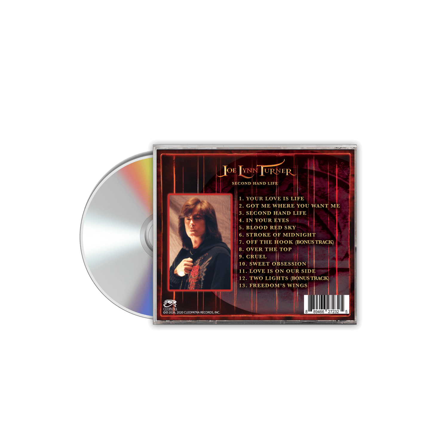 Joe Lynn Turner - Second Hand Life (Jewel Case CD) - Cleopatra Records