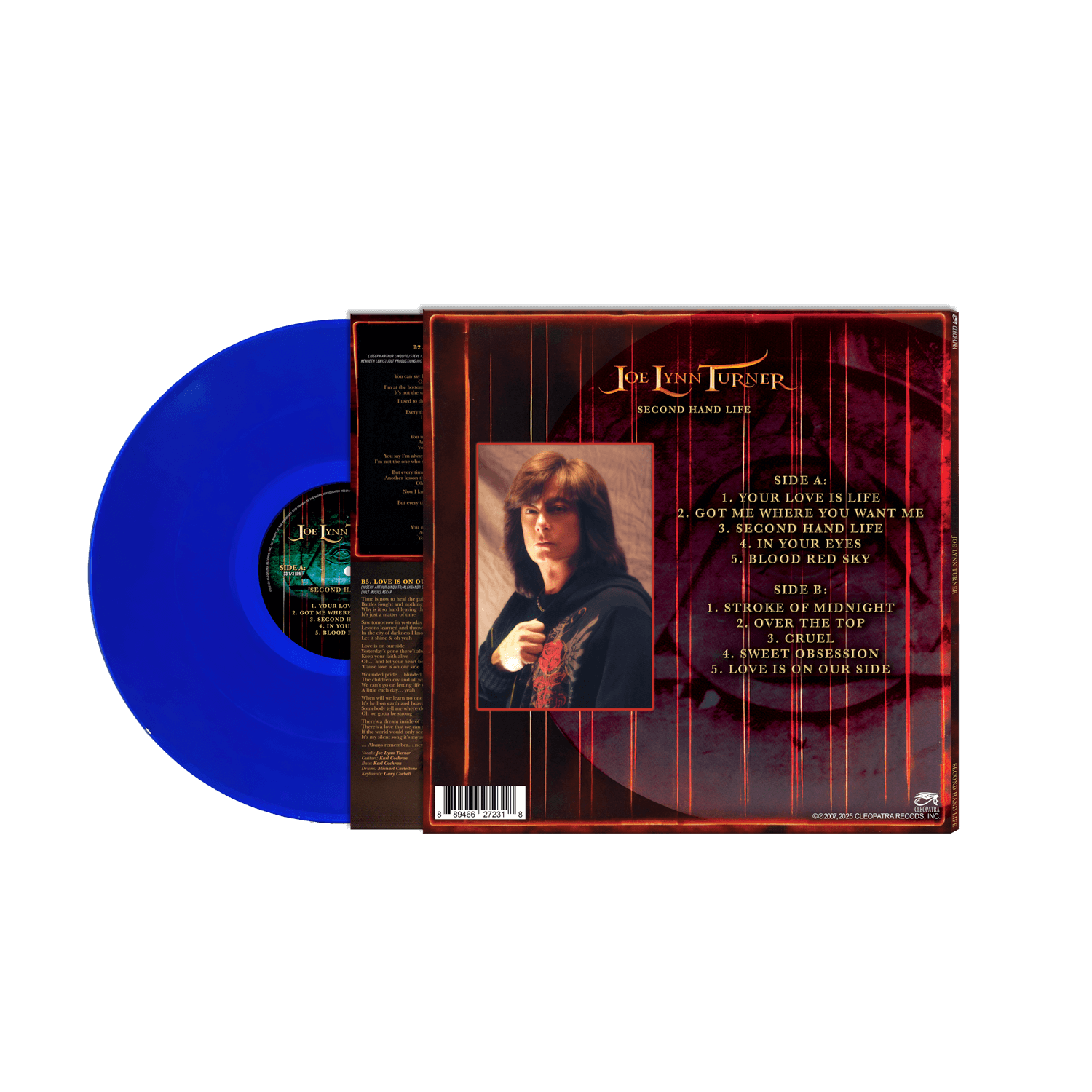 Joe Lynn Turner - Second Hand Life (Blue Vinyl LP)