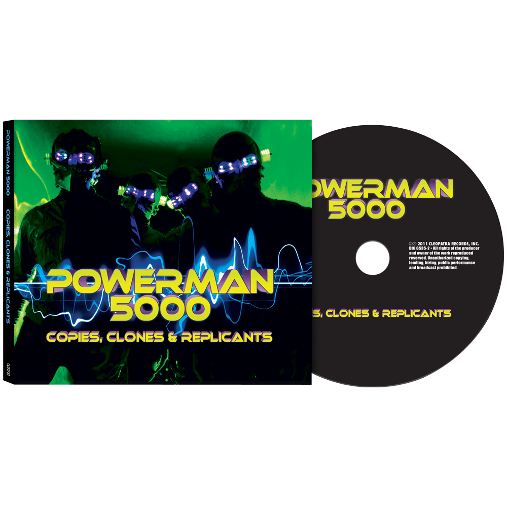 Powerman 5000 -  Copies, Clones & Replicants (CD) - Cleopatra Records