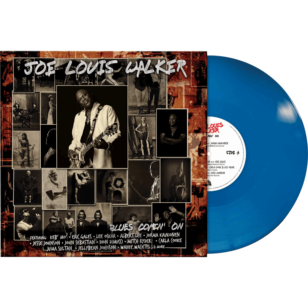 Joe Louis Walker - Blues Comin' On (Limited Edition Blue Vinyl) - Cleopatra Records