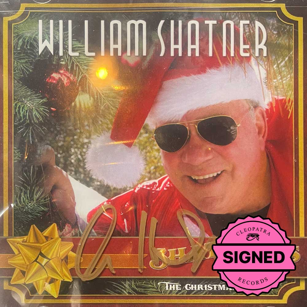 William Shatner - Shatner Claus (CD - SIGNED) - Cleopatra Records