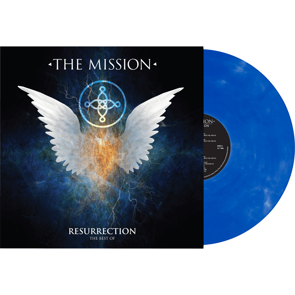 The Mission - Resurrection: The Best of (Blue Marble Vinyl) - Cleopatra Records