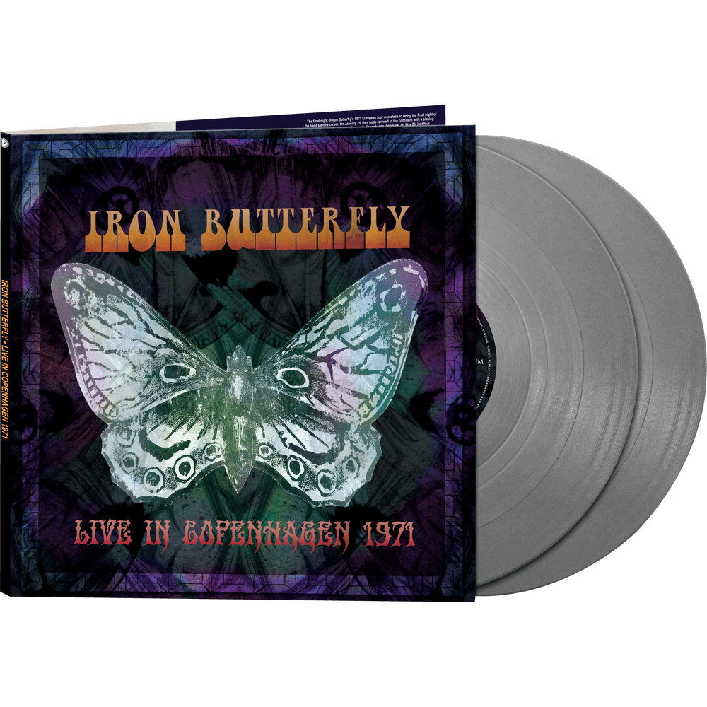 Iron Butterfly - Live in Copenhagen 1971 (Silver Double Vinyl)