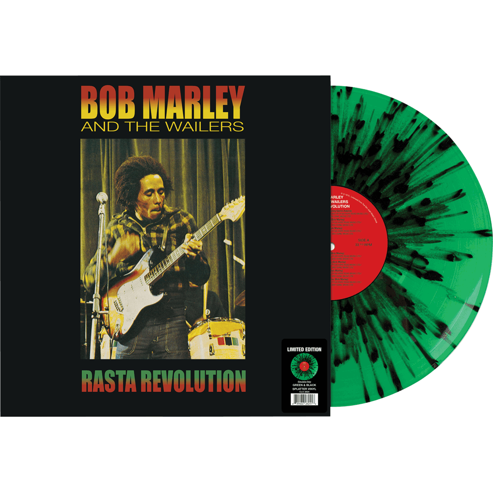 Bob Marley - Rasta Revolution (Green/Black Splatter Vinyl)