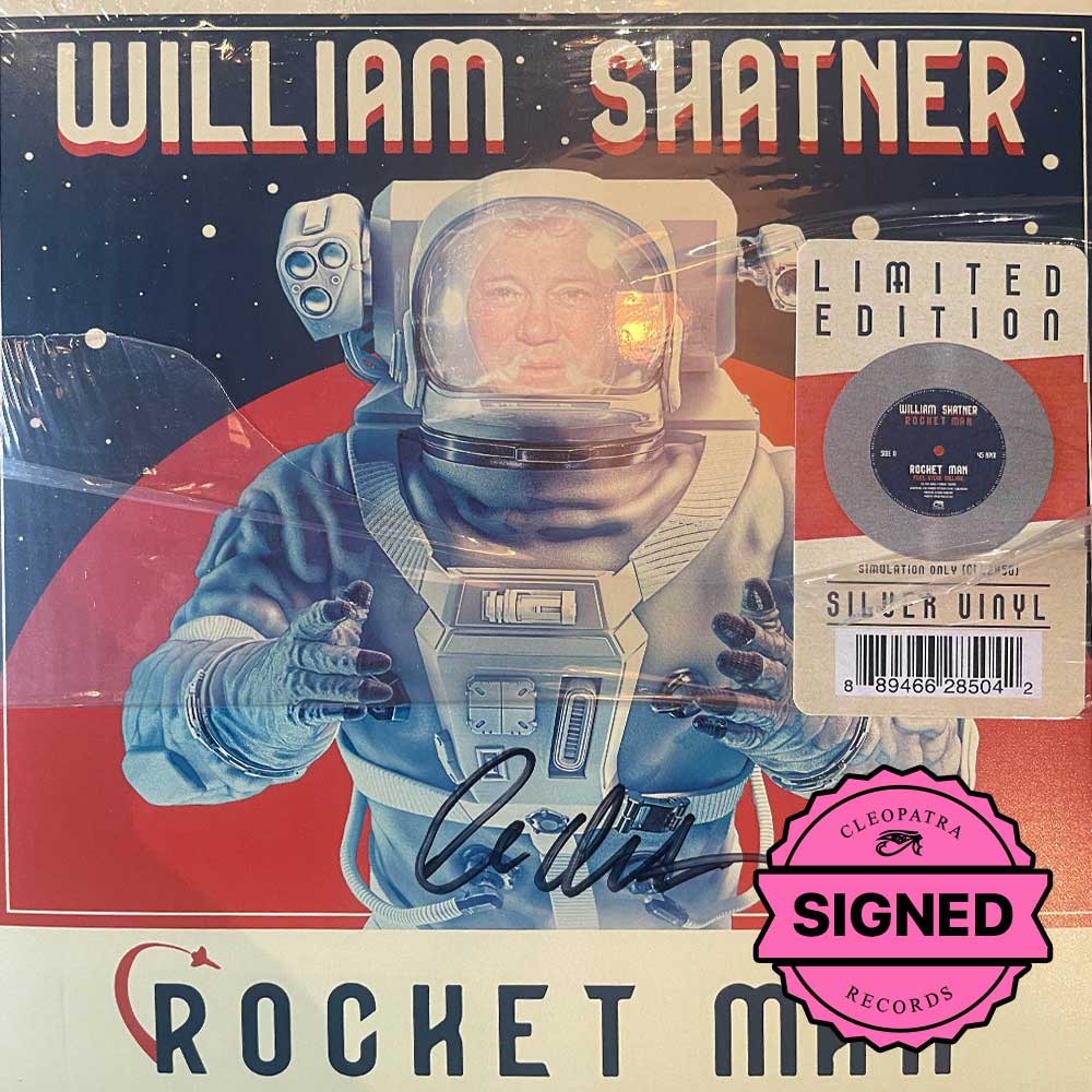 William Shatner - Rocket Man (Limited Edition Silver 7" Vinyl - SIGNED)