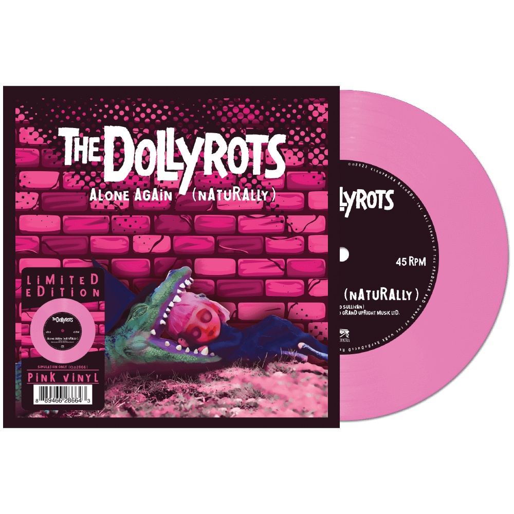 The Dollyrots - Alone Again (Naturally) (Limited Edition Pink 7" Vinyl) - Cleopatra Records