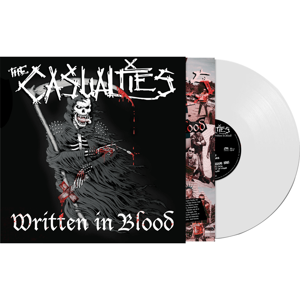 The Casualties - Written In Blood (White Vinyl)