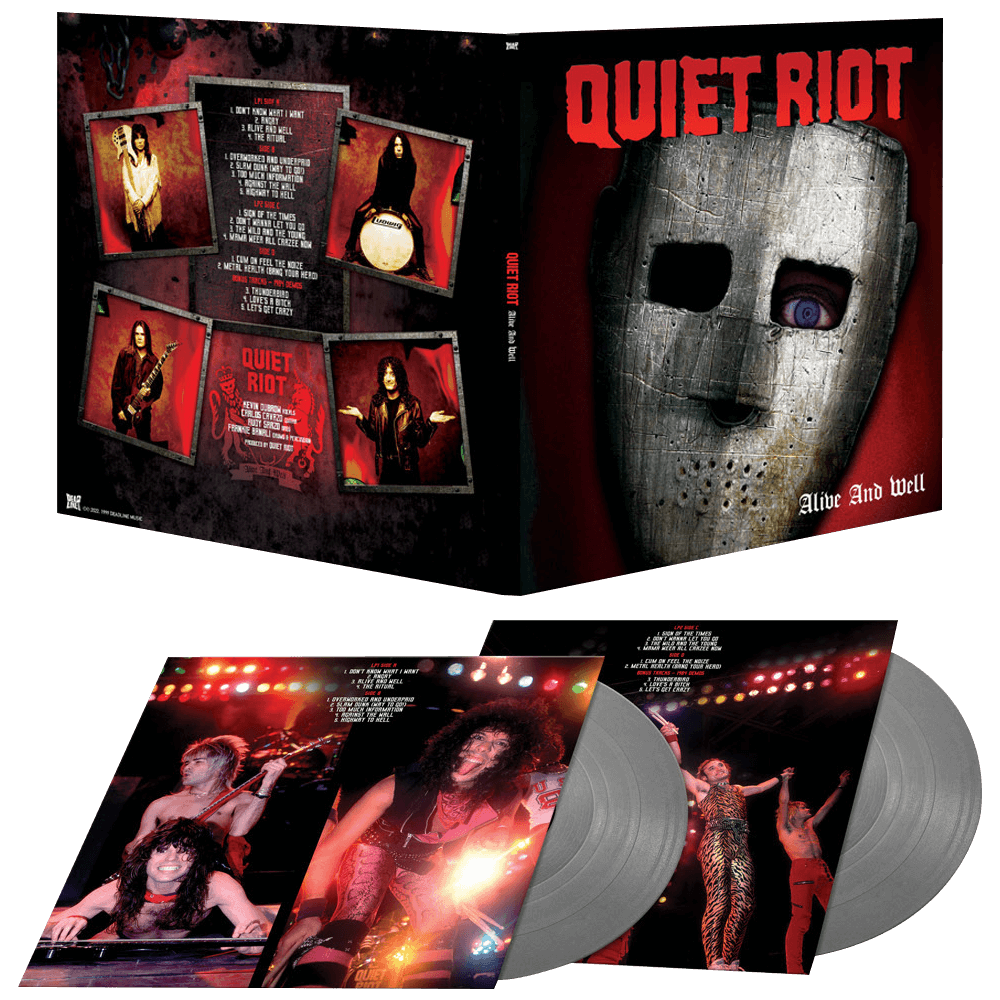 Quiet Riot - Alive and Well - Deluxe Edition (Silver Double Vinyl) - Cleopatra Records