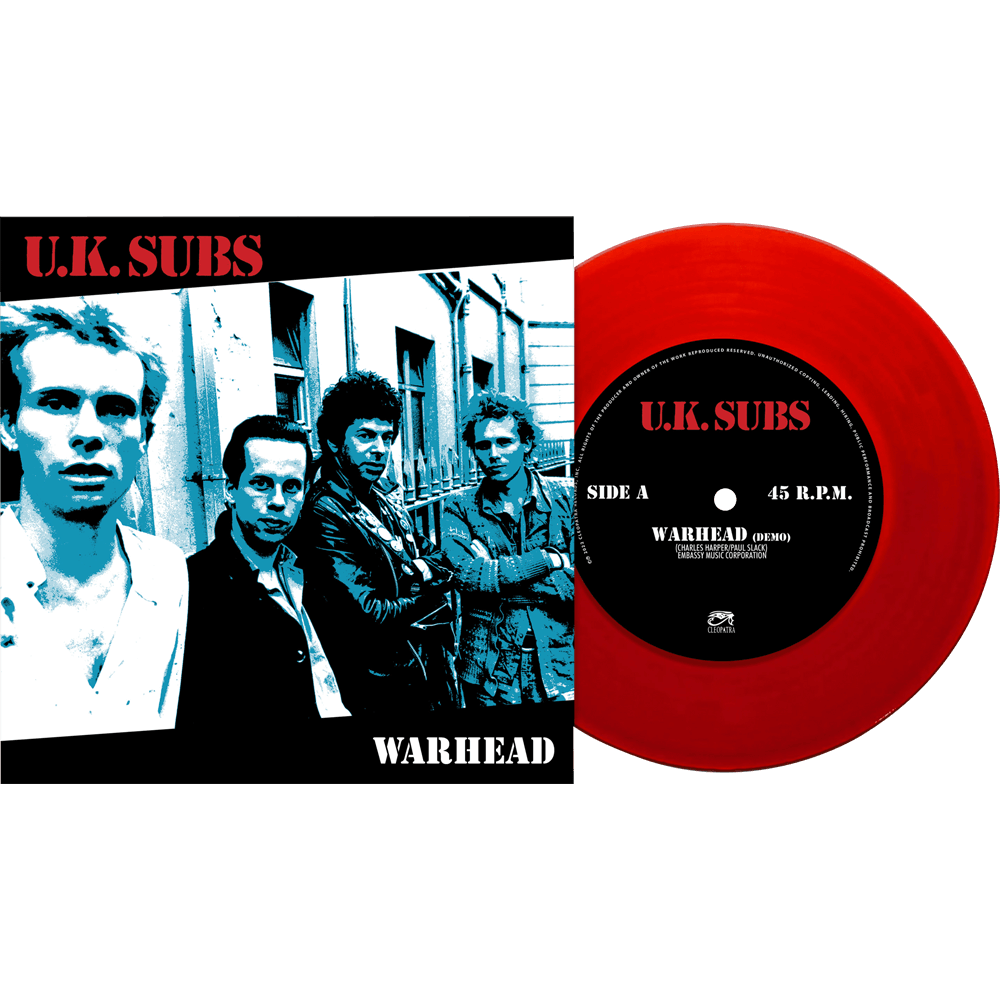 UK Subs - Warhead (Colored 7" Vinyl) - Cleopatra Records