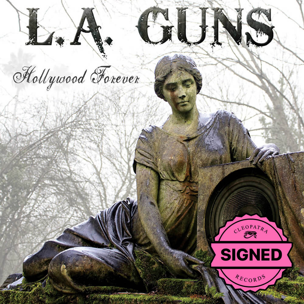 L.A. Guns - Hollywood Forever (CD - Signed by Tracii Guns) - Cleopatra Records