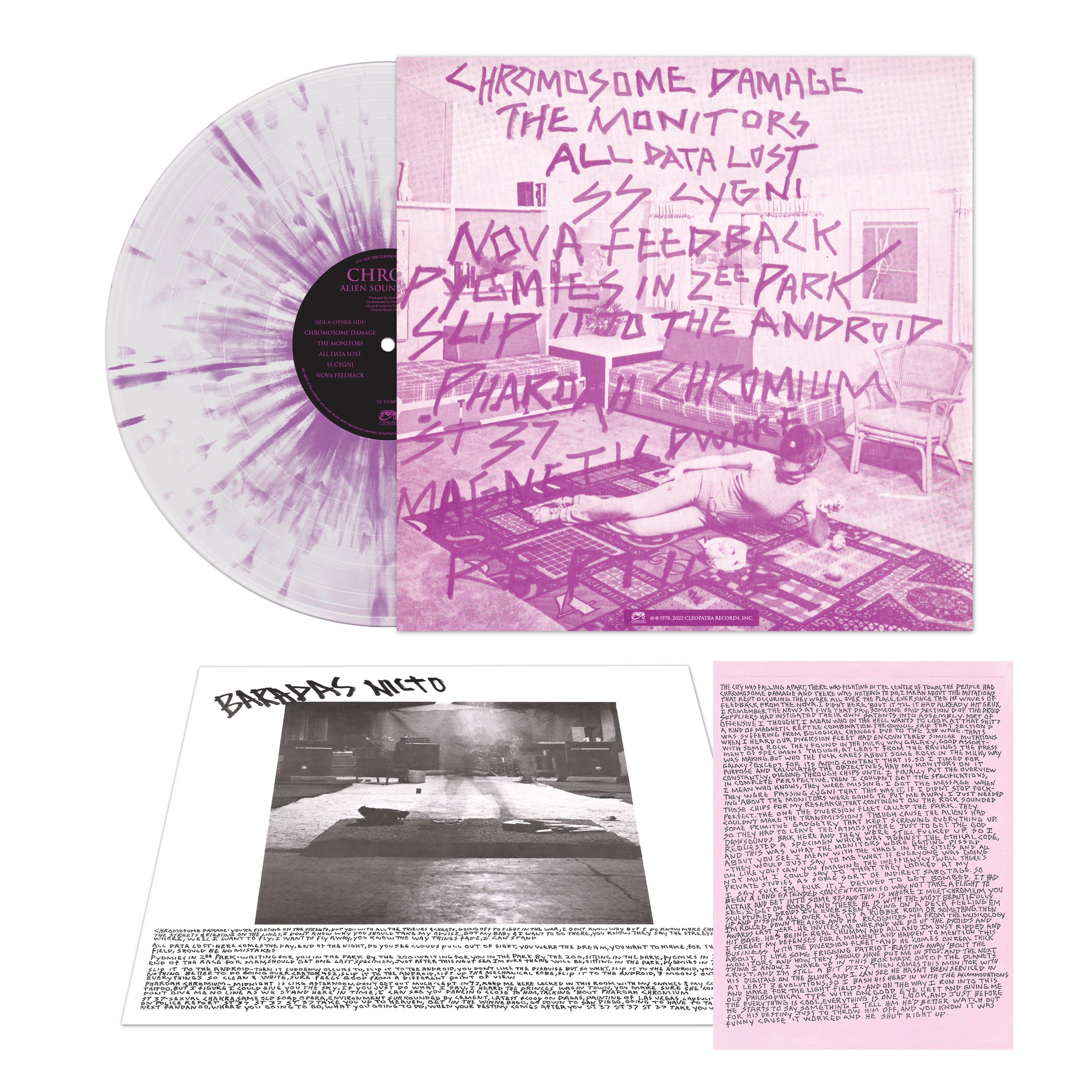 Chrome - Alien Soundtracks (Purple Splatter Vinyl) - Cleopatra Records
