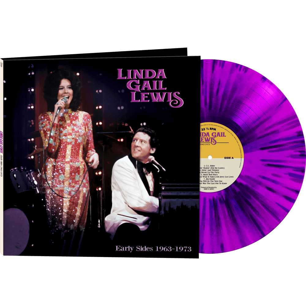 Linda Gail Lewis - Early Sides 1963-1973 (Purple Splatter Vinyl) - Cleopatra Records