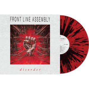 Front Line Assembly - Disorder (Limited Edition Red & Black Splatter Vinyl) - Cleopatra Records