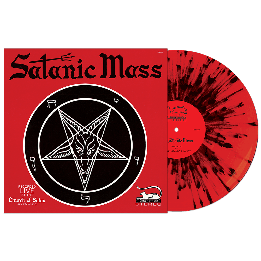 Anton Lavey - Satanic Mass (Red/Black Splatter)