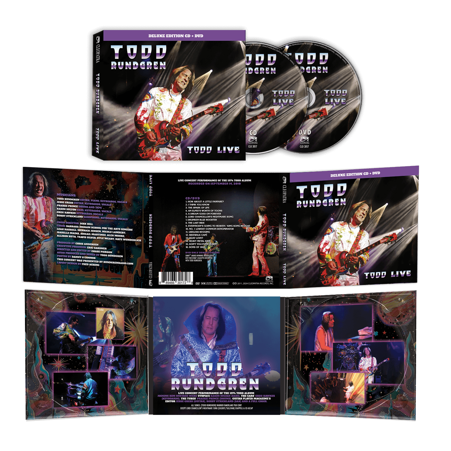 Todd Rundgren - Todd Live (Deluxe CD + DVD) - Cleopatra Records Todd Rundgren - Todd Live (Deluxe CD + DVD) - Cleopatra Records