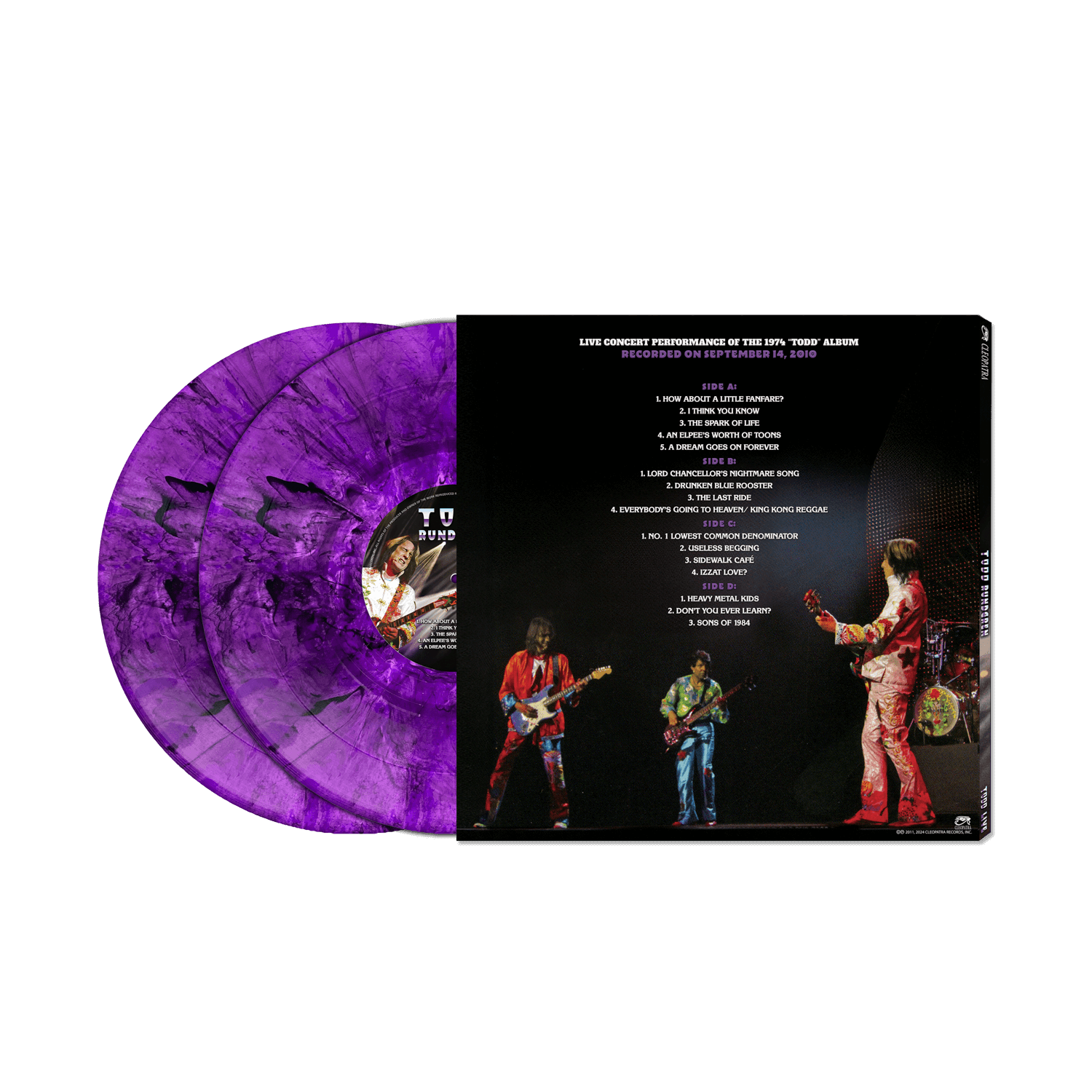 Todd Rundgren - Todd Live (Purple Marble Double Vinyl LP Todd Rundgren - Todd Live (Purple Marble Double Vinyl LP