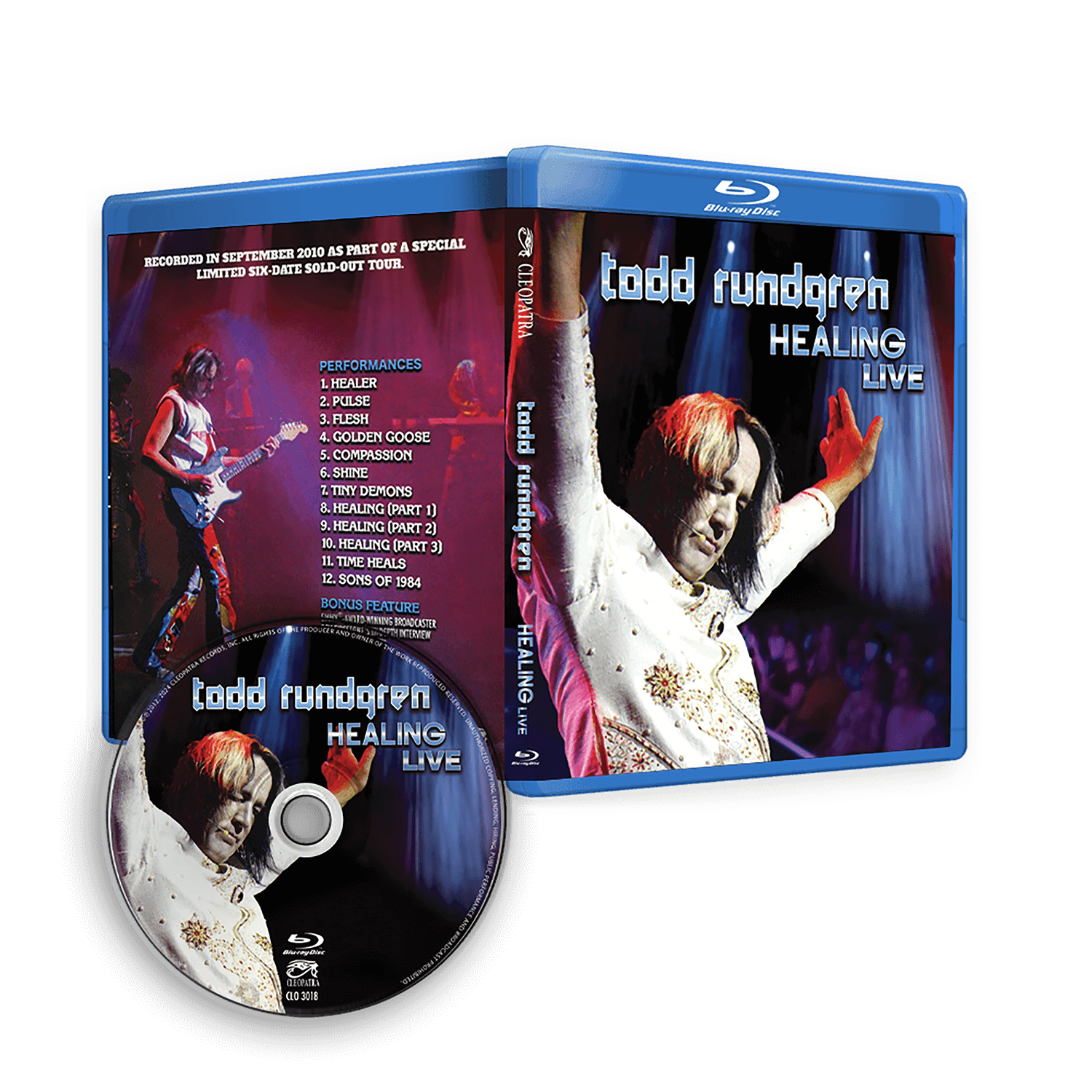 Todd Rundgren - Healing Live (Blu-Ray) - Cleopatra Records