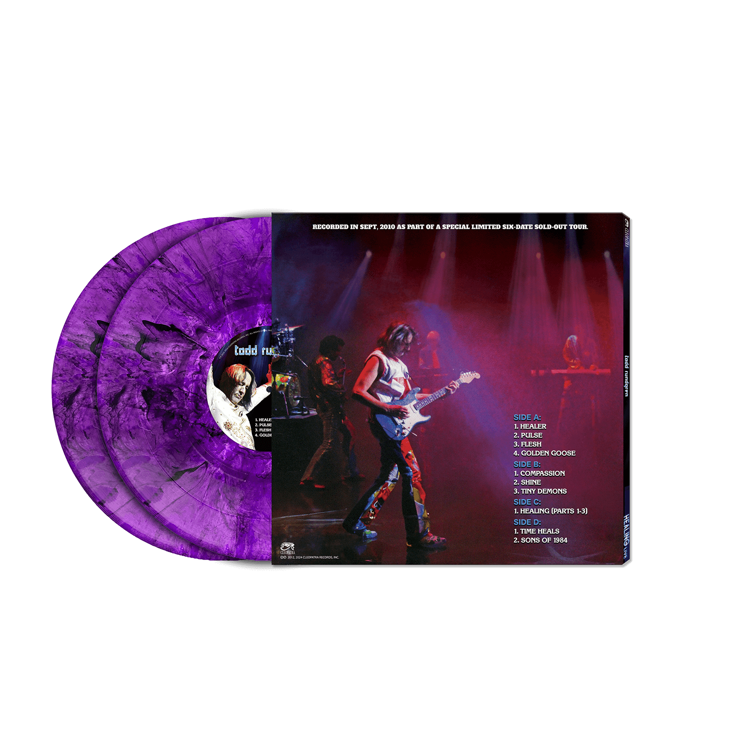 Todd Rundgren - Healing Live (Purple Marble Double Vinyl) - Cleopatra Records