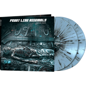 Front Line Assembly - Nerve War (Blue-Black Splatter Double Vinyl) - Cleopatra Records