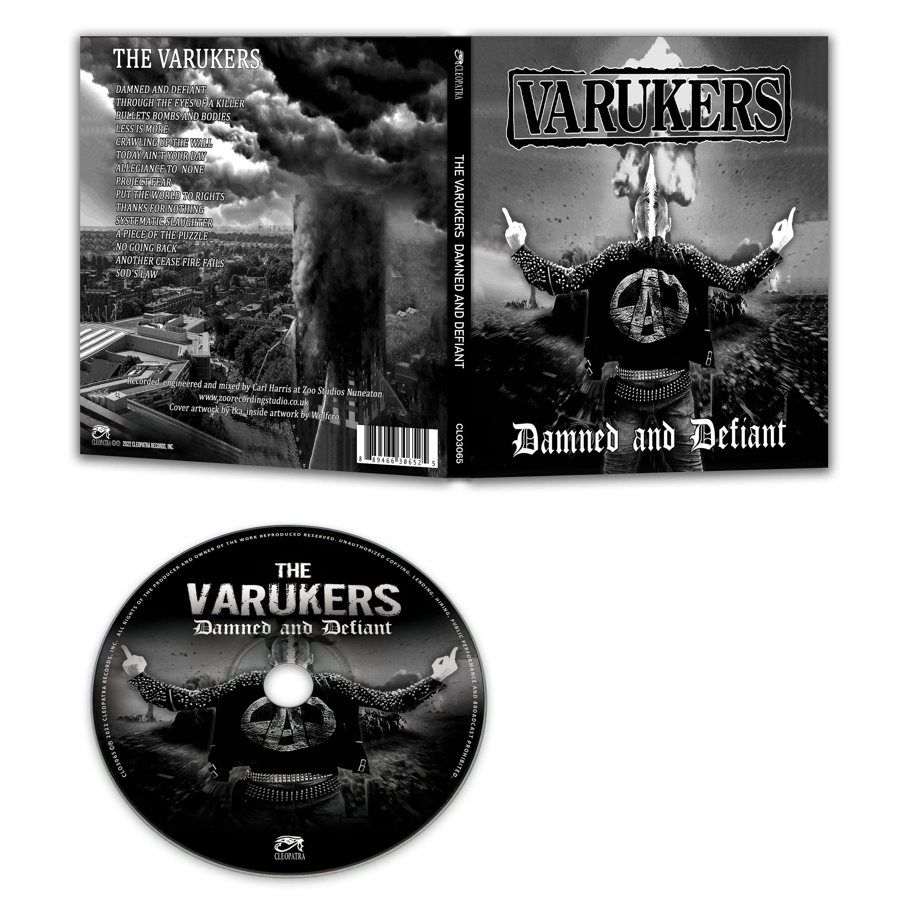 The Varukers - Damned and Defiant (CD Digipak)