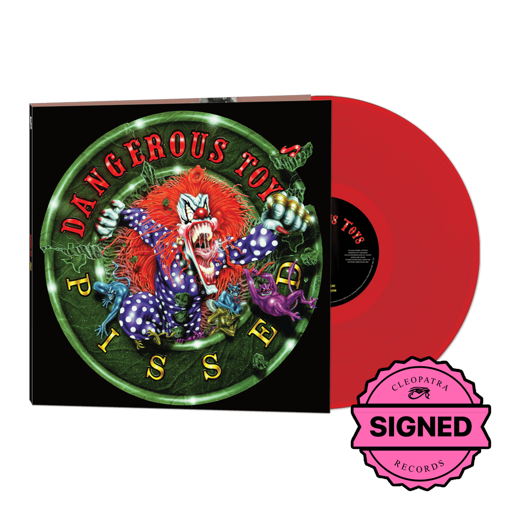 Dangerous Toys - Pissed (Red Vinyl LP Signed by Jason McMaster