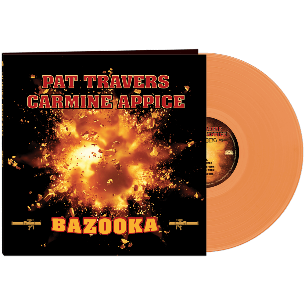 Pat Travers & Carmine Appice - Bazooka (Orange Vinyl) - Cleopatra Records