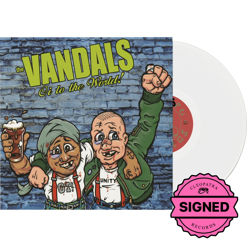 The Vandals - Oi To The World! (White Vinyl - Signed by Joe Escalante)