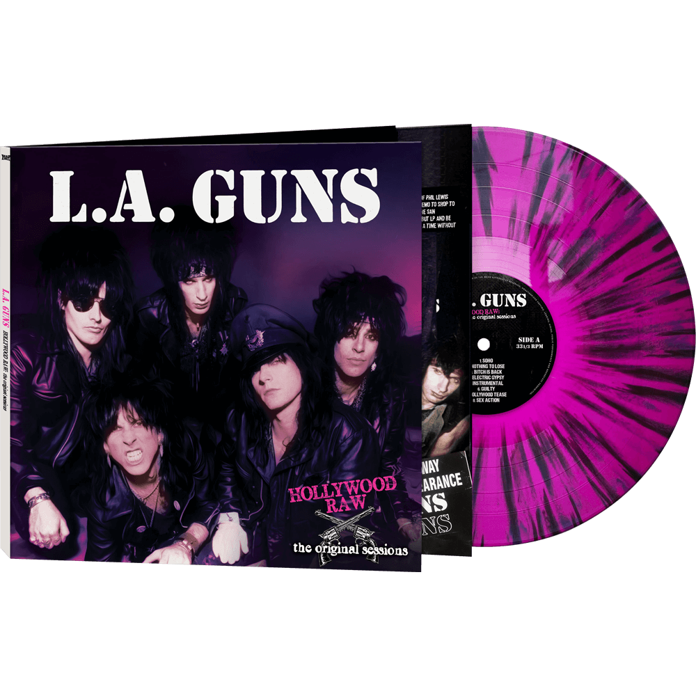 L.A. Guns - Hollywood Raw - The Original Sessions (Splatter Vinyl) - Cleopatra Records