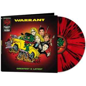 Warrant - Greatest & Latest (Red-Black Splatter Vinyl) - Cleopatra Records