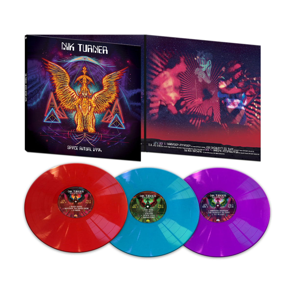 Turner Ritual Nik Turner - Space Ritual 1994 (3 Vinyl - Red-Blue-Purple)