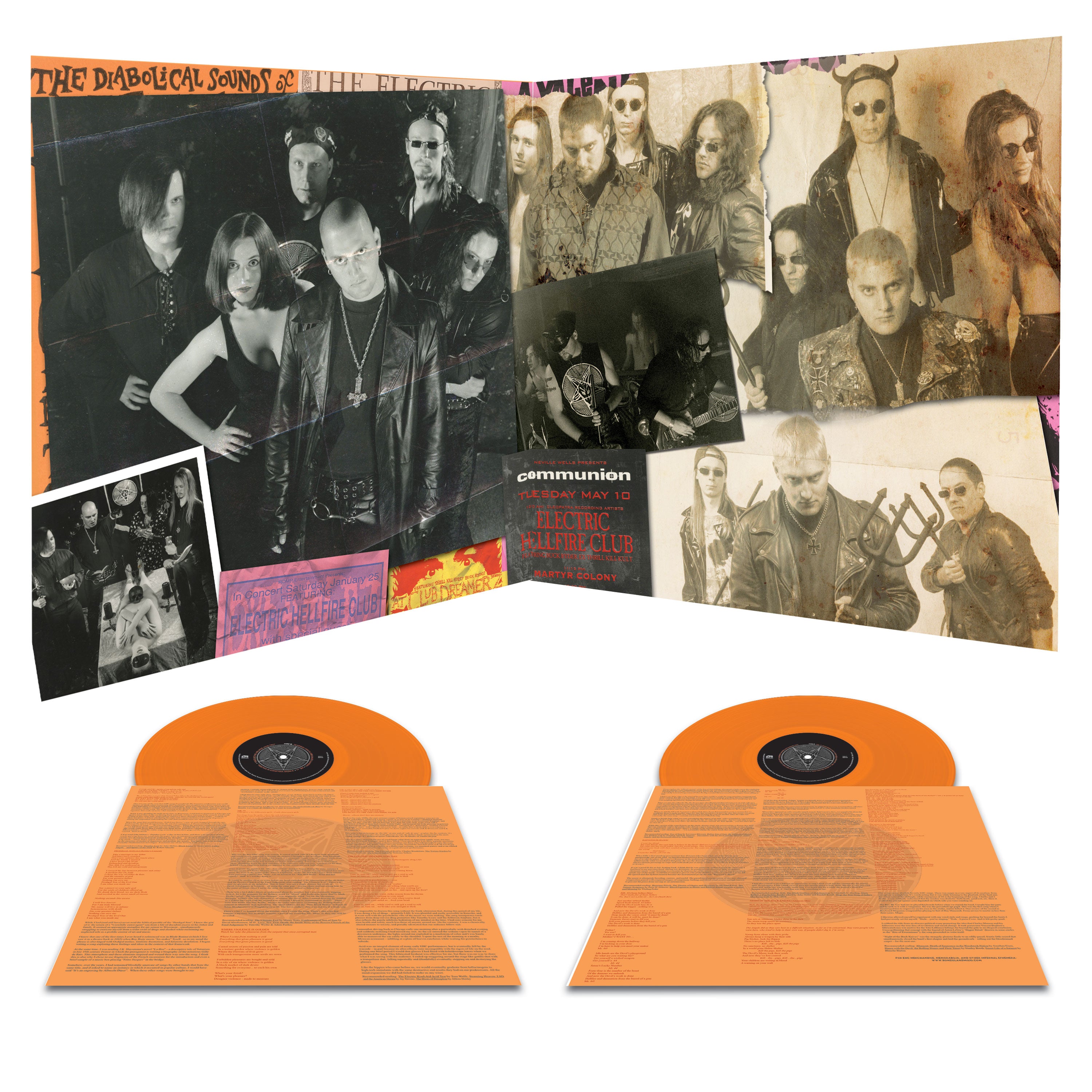 The Electric Hellfire Club - Burn Baby Burn (Double Orange Vinyl) - Cleopatra Records