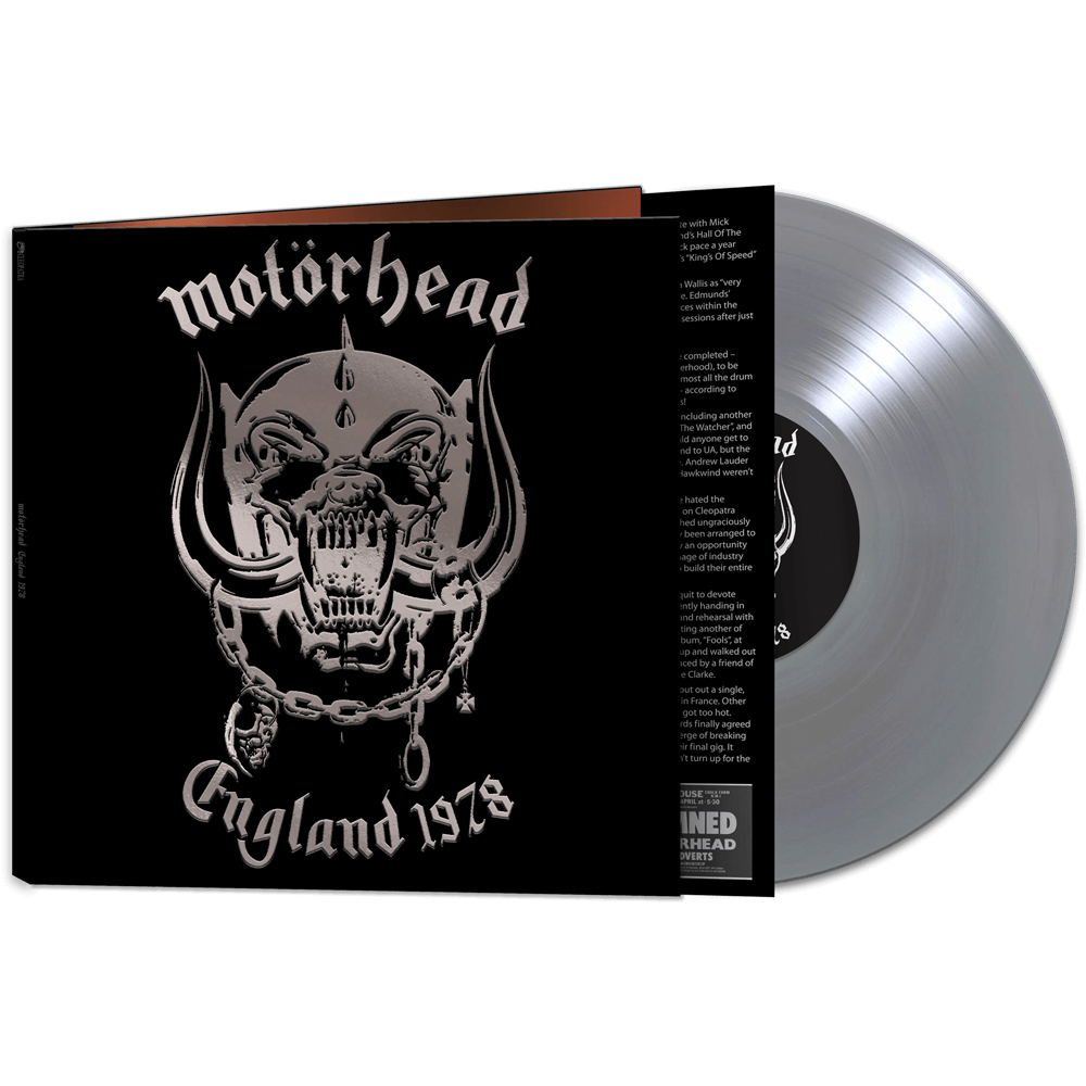 Motörhead - England 1978 (Silver Vinyl) - Cleopatra Records