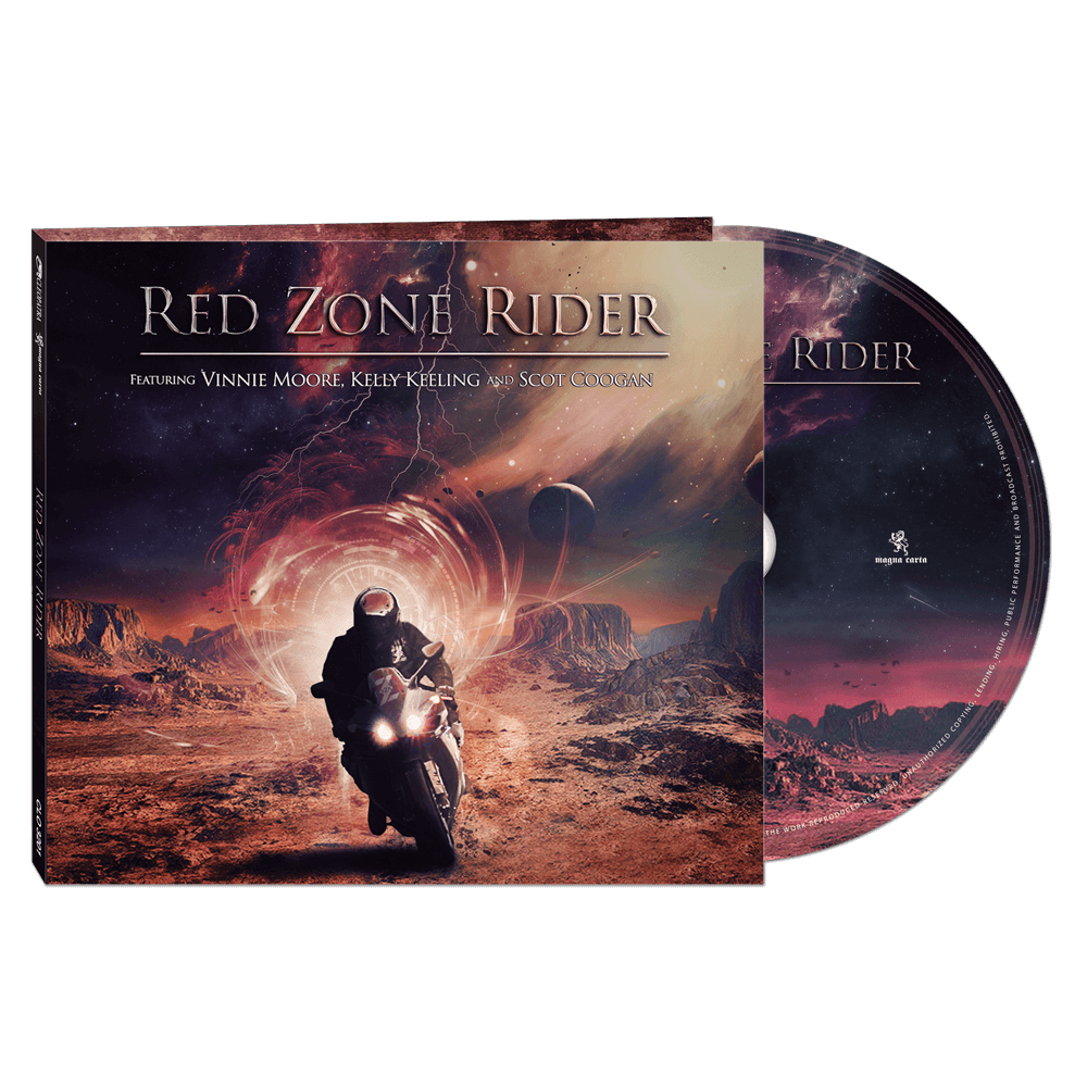 Red Zone Rider - Featuring Vinnie Moore, Kelly Keeling and Scot Coogan (CD Digipak) - Cleopatra Records