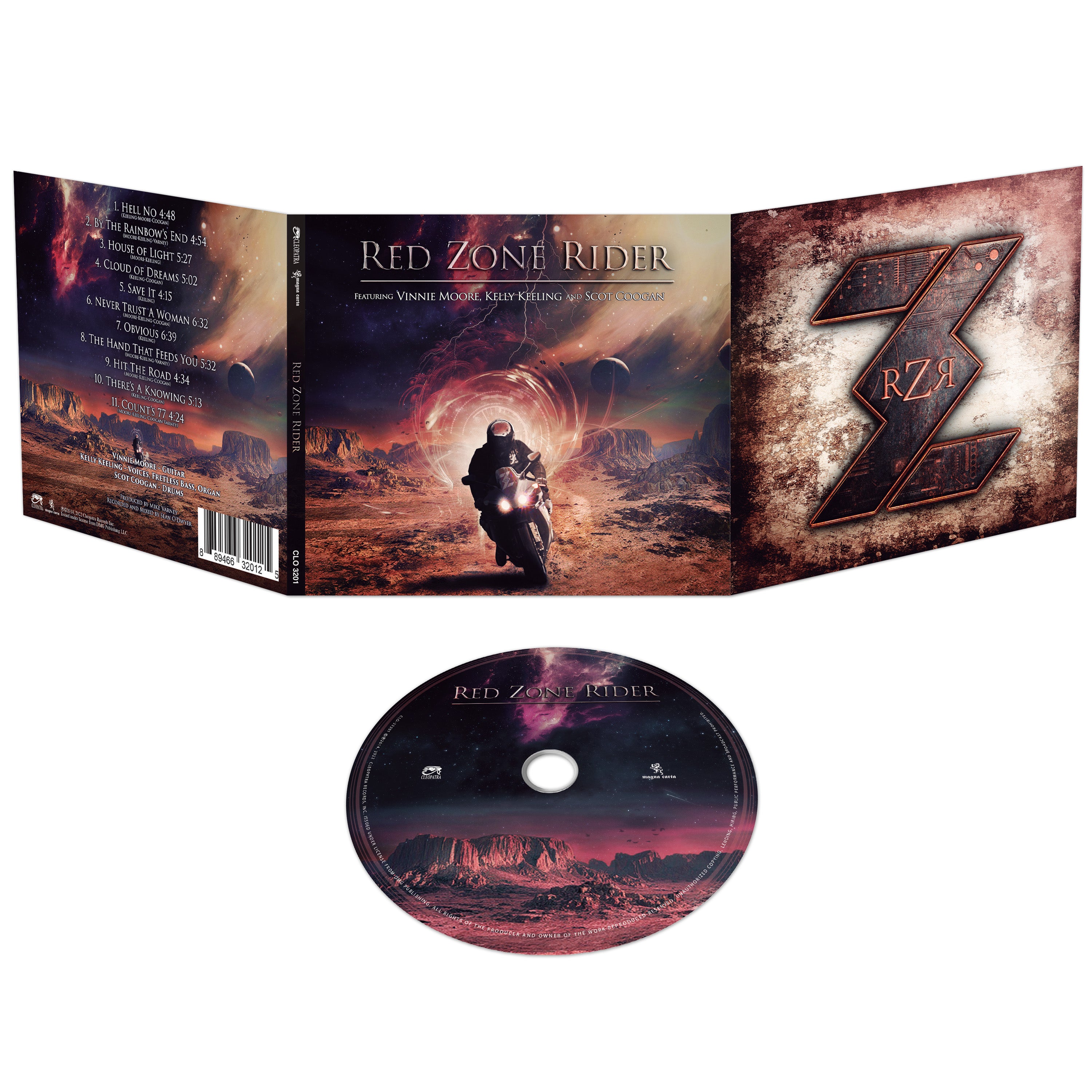 Red Zone Rider – mit Vinnie Moore, Kelly Keeling und Scot Coogan (CD Digipak)