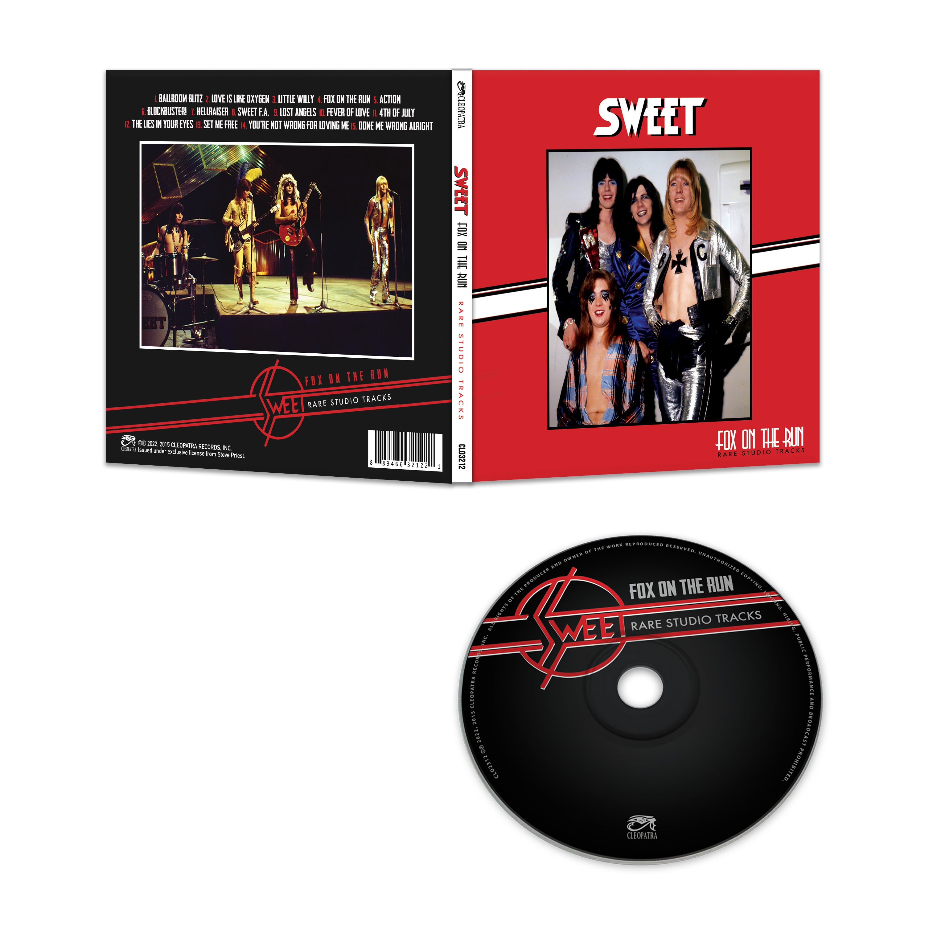 Sweet – Fox On The Run – Seltene Studiotracks (CD)