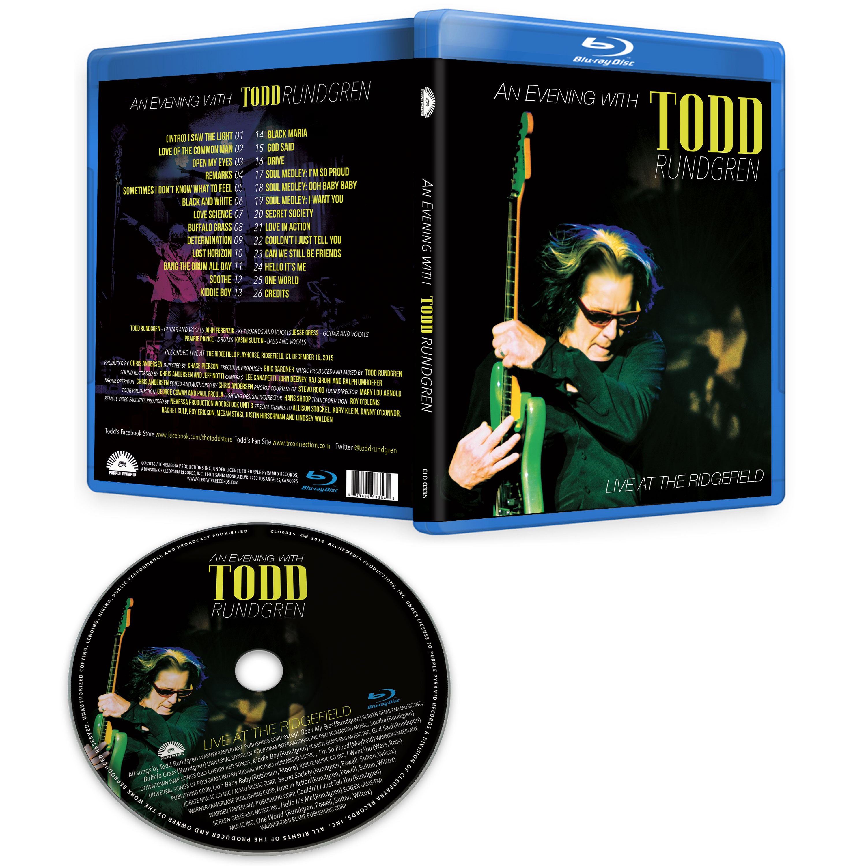 Todd Rundgren - An Evening With Todd Rundgren - Live At The Ridgefield (Blu-Ray)