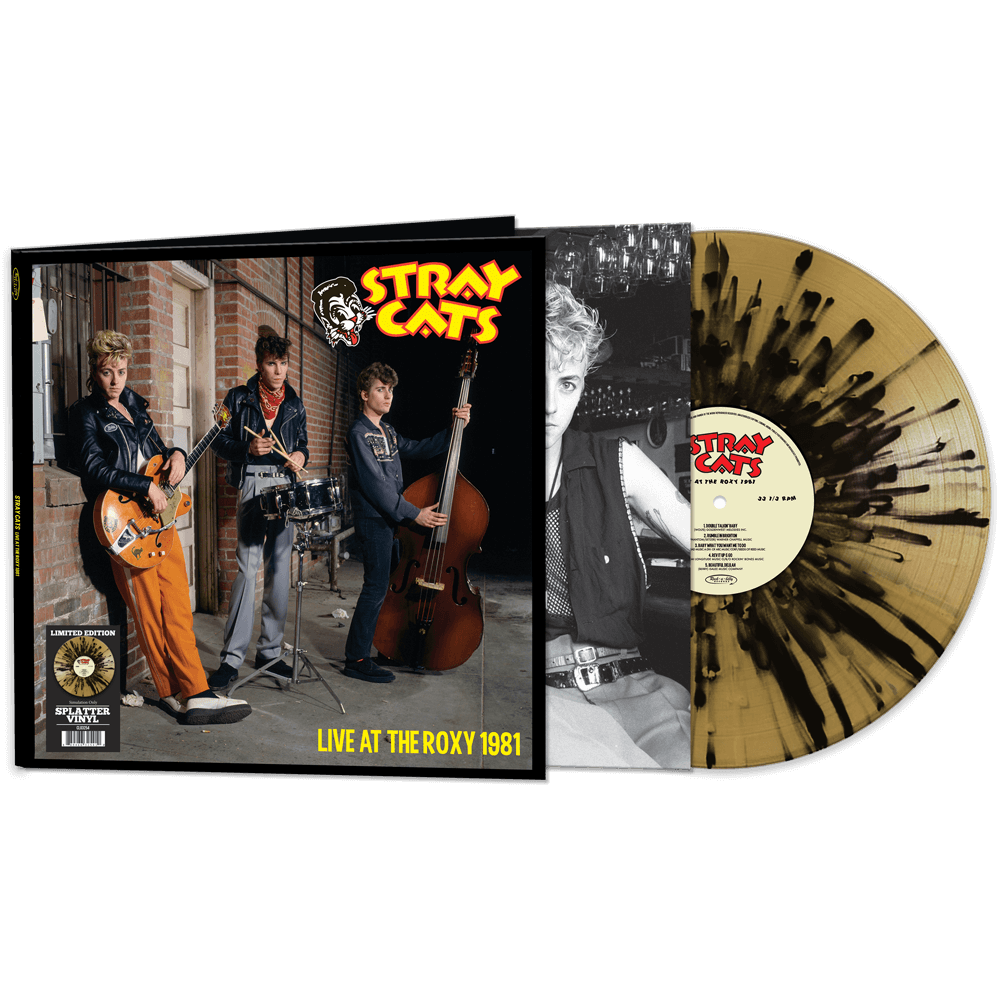 The Stray Cats - Live At The Roxy 1981 (Gold/Black Splatter Vinyl)